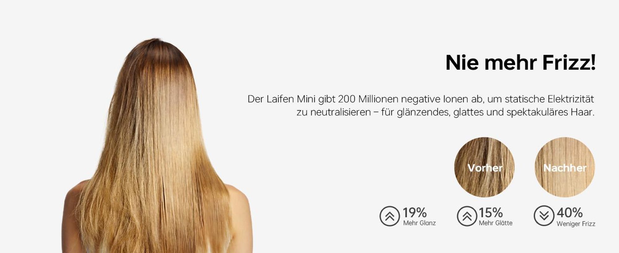 Laifen Mini Hochgeschwindigkeits-Haartrockner Grün