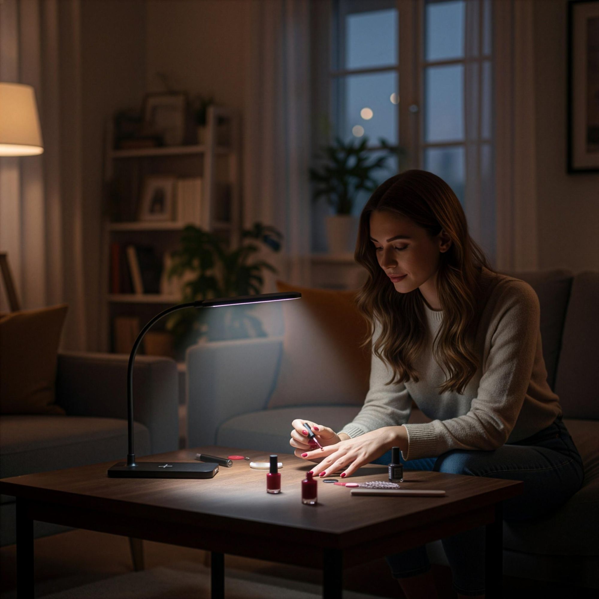 LED Schreibtischlampe Schwarz mit 15W Induktionsladegerät, Touch-Steuerung & 3 Lichtmodi, Nachttischlampe für Kinder & Büro, EVI TECH Qi Ladestation