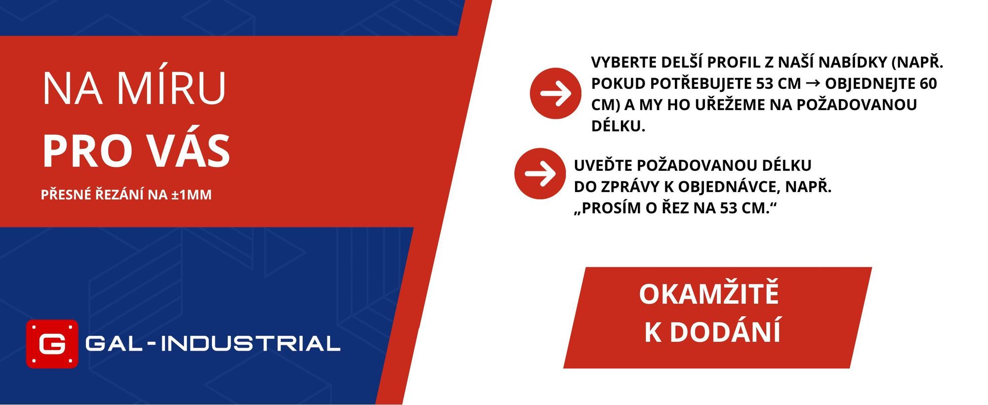 Plochá hliníková tyč 40x2 mm 200 cm Hliníkový profil + řez na míru