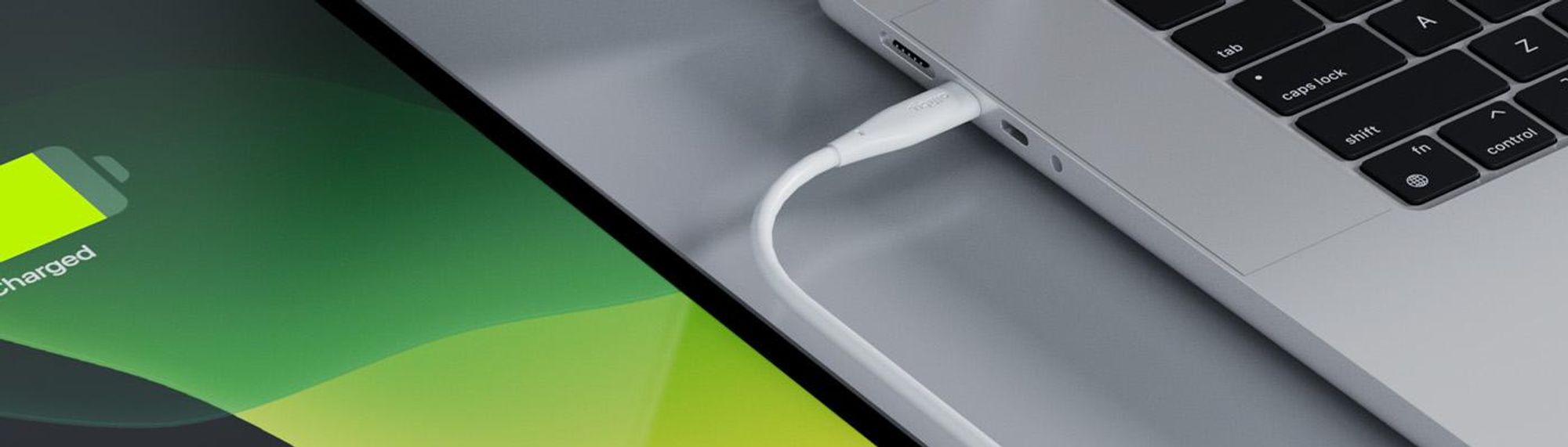 Allity USB-C Lightning Kabel 2m 27W leistungsstarke Datenübertragung schnelles Laden weiß