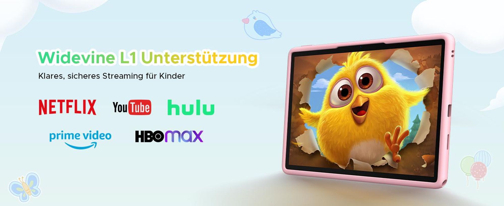 DOOGEE U11Kids 11" Tablet, Android 16,Gemini AI, 24(4+20)GB+128GB/2TB TF, 90Hz,8580mAh,WiFi Tablet für Kind mit Kindgerechte Hülle und Stift