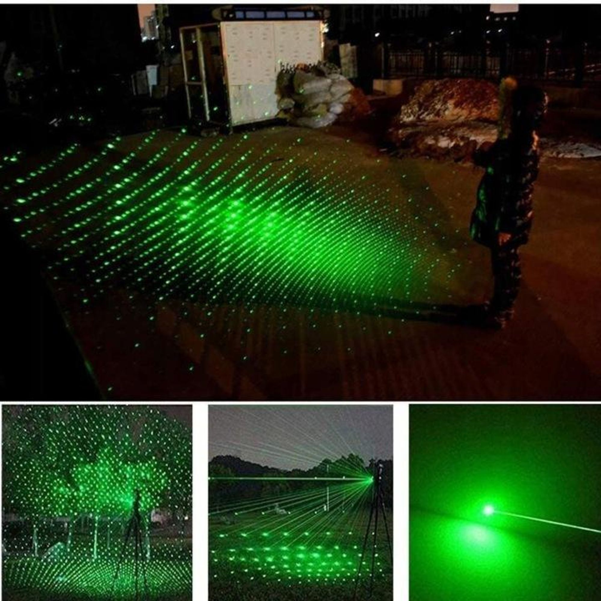 Laserpointer Mit Grünem Led-Licht, Stark, Grosse Reichweite + Verpackung