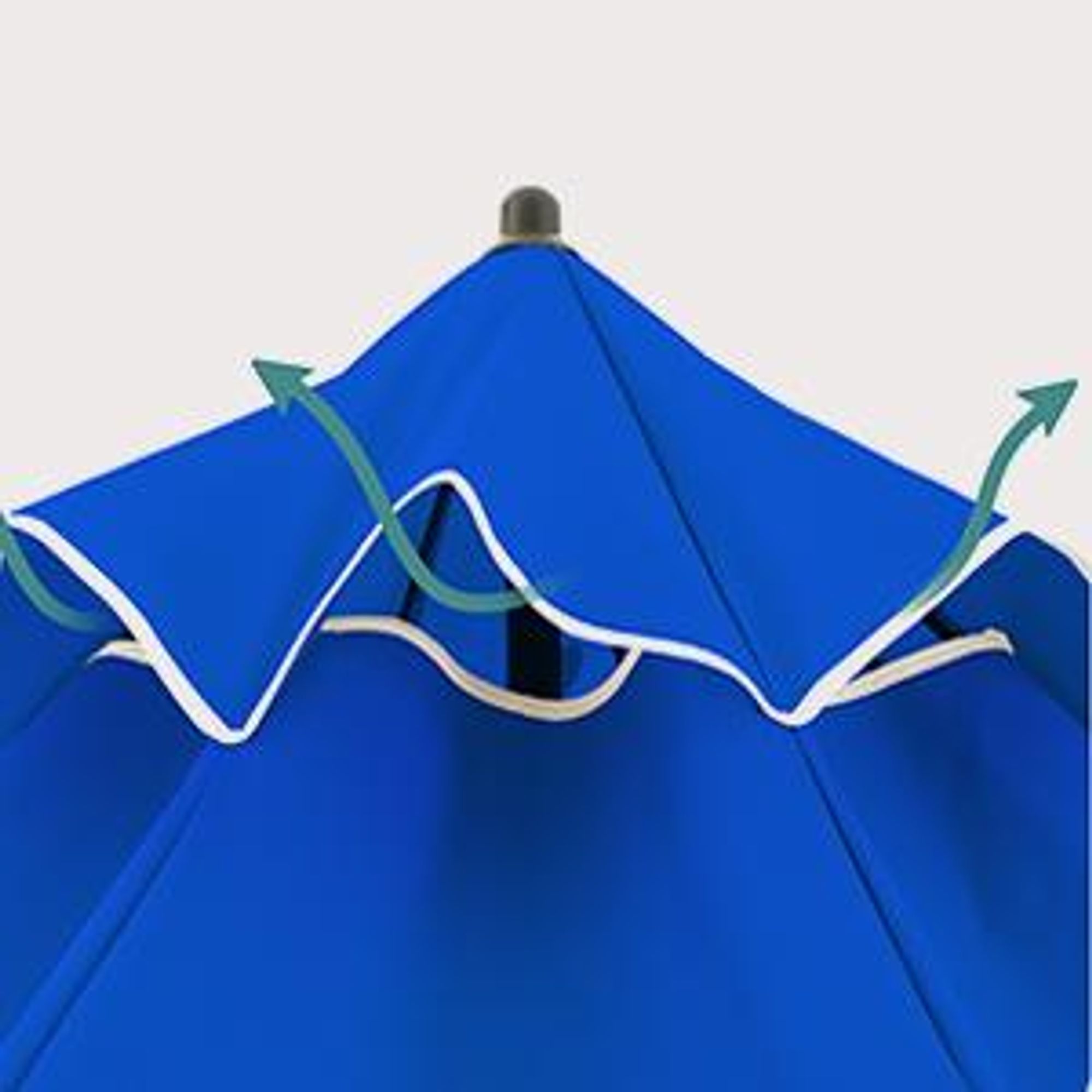 SONGMICS Sonnenschirm Ø 160 cm UPF 50+ mit Tragetasche