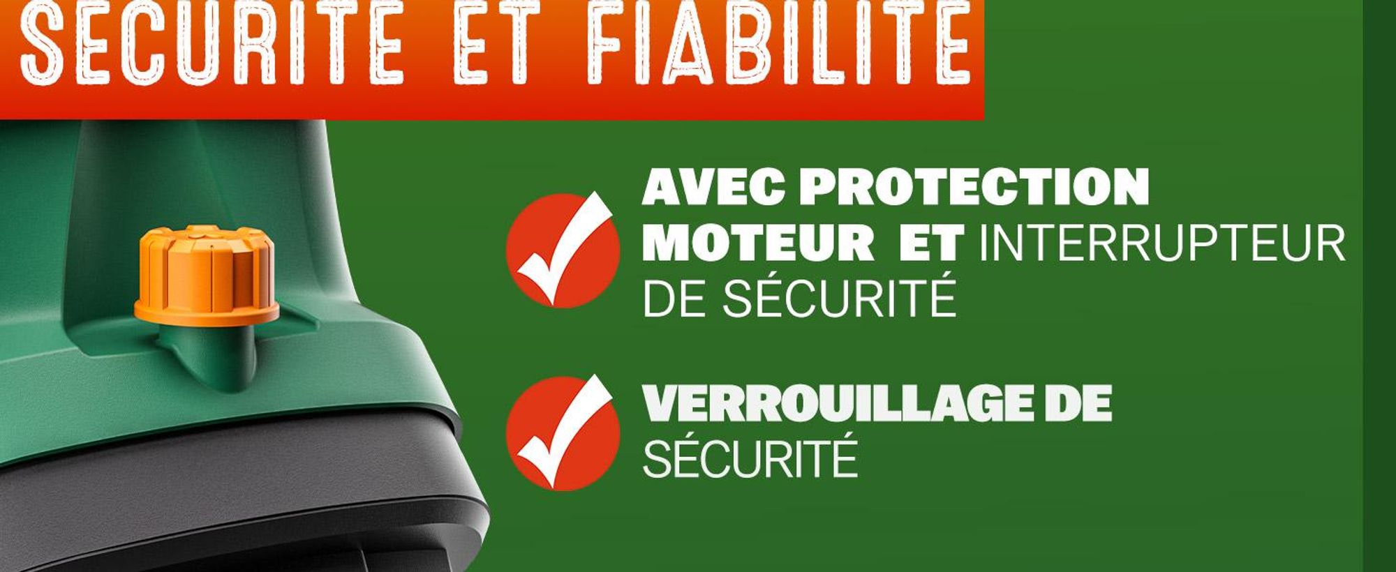 GARDEBRUK Broyeur de végétaux électrique 2.400 W