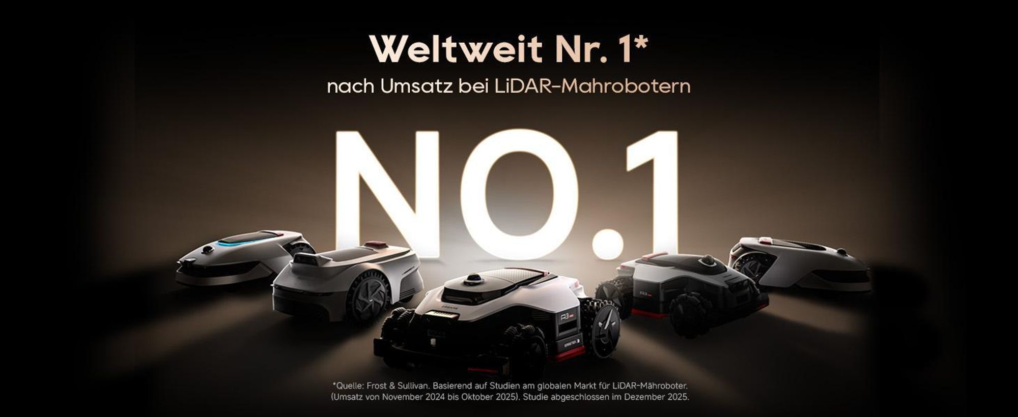 DREAME A3 AWD Pro-3500 Mähroboter,OmniSense 3.0,360° 3D LiDAR,KI binokulare Sicht＆automatische Kartierung, Allradantrieb mit Nabenmotoren,3500㎡,38,7°