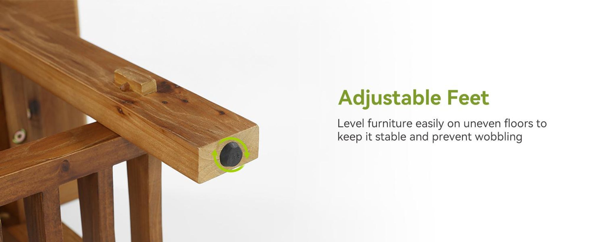 Wanbor Massivholz Sitzbank, 160cm Bettbank im Landhausstil mit Ablage, Flurbank für Schlafzimmer, Wohnzimmer, Eingangsbereich und Flur, Braun