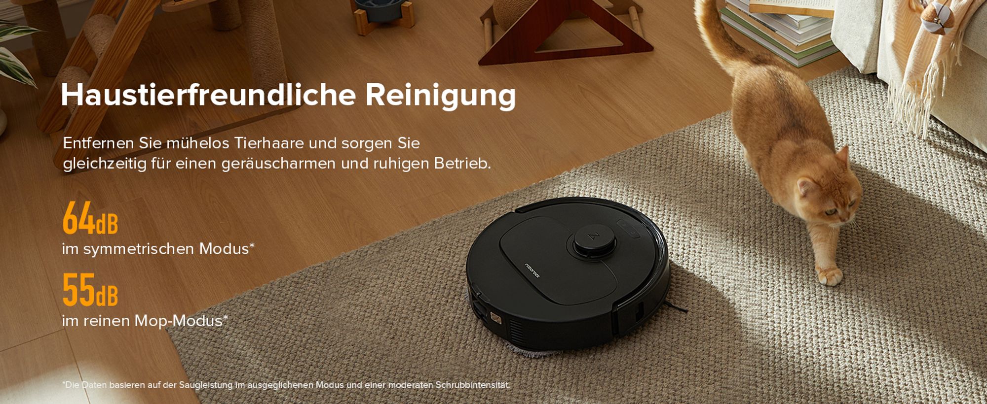 Roborock QV 35A Staubsauger Roboter 8.000 Pa (Upgrade von Qrevo Plus),All-in-One Dock,Anti-Verfilzungsbürste, Hebarer Mopp, Reactive Tech,Schwarz