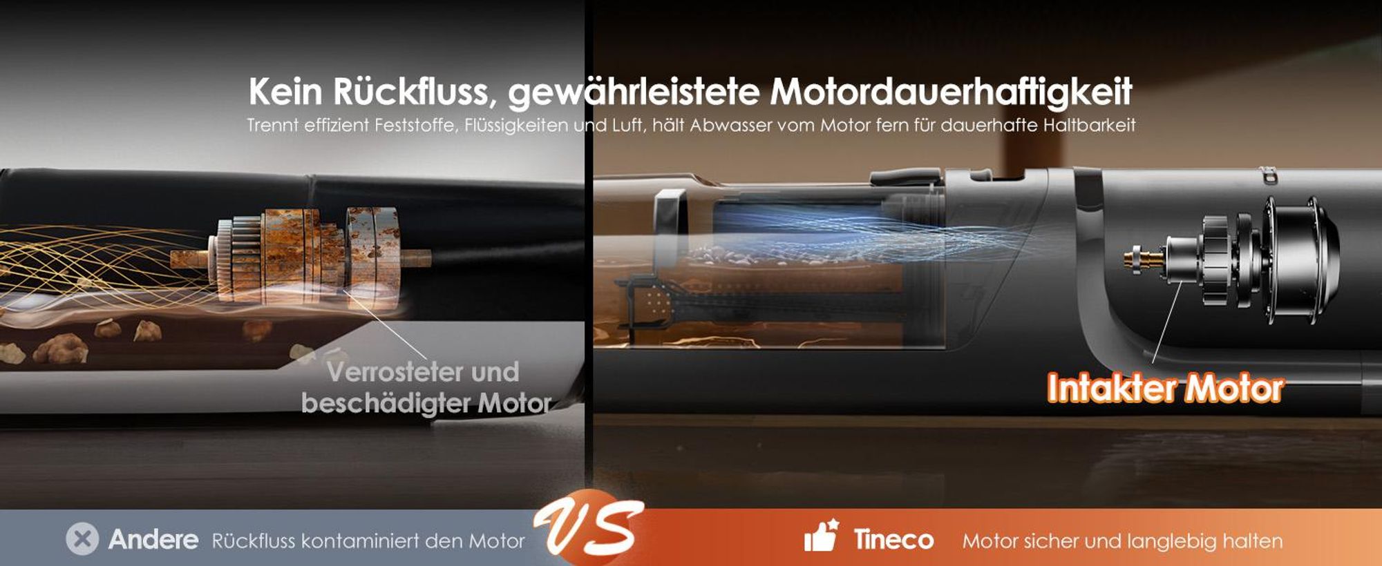 Tineco FLOOR ONE S7 Stretch Steam Nass-Trockensauger 160 °C HyperSteam 80 Min Laufzeit Anti-Tangle SilentDry 3-seitige Kantenreinigung 2A-Schnelllade