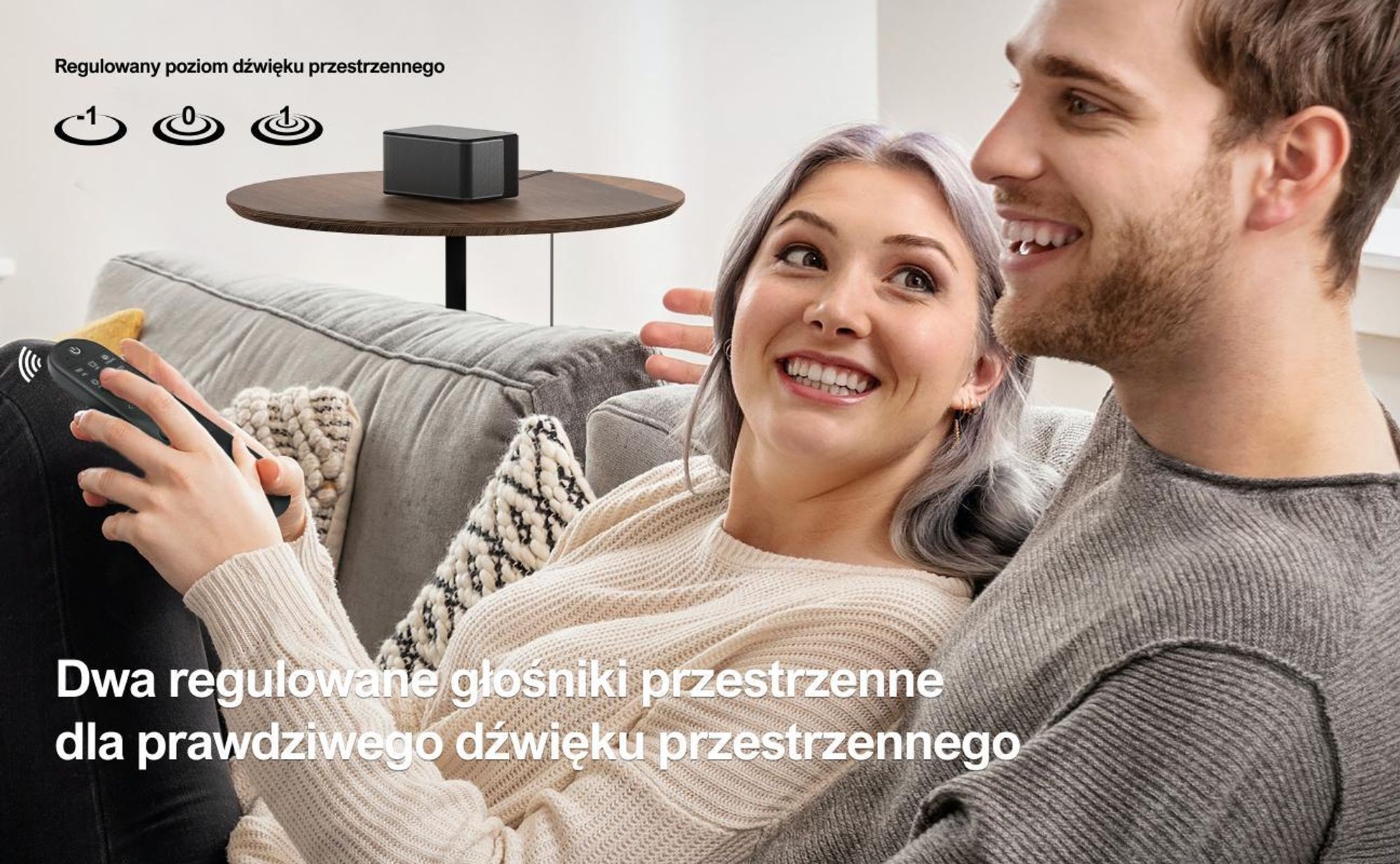 Soundbar ULTIMEA Poseidon D60 5.1 Dolby Atmos (410 W, regulowany dźwięk przestrzenny i basy, HDMI eARC)