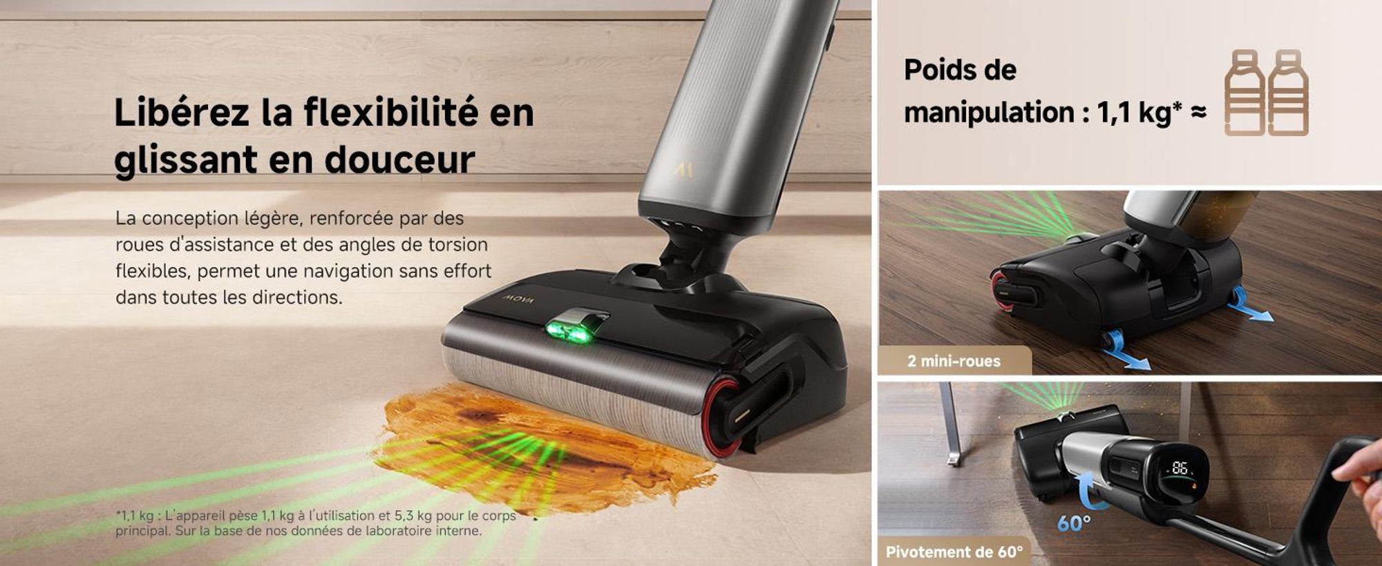 Brosse à Rouleaux De Pièces De Rechange Pour Mova X4 Pro/X4 Plus/M50