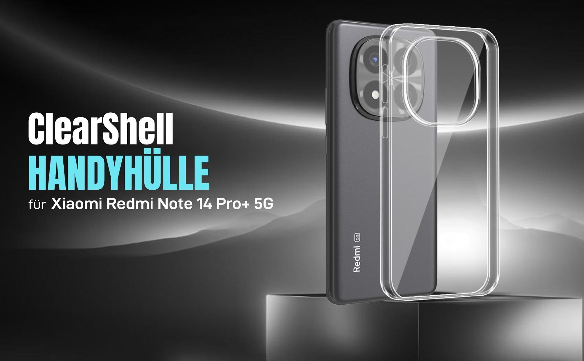 Transparente TPU Handyhülle mit optimiertem Schutz für Xiaomi Redmi Note 14 Pro+ 5G