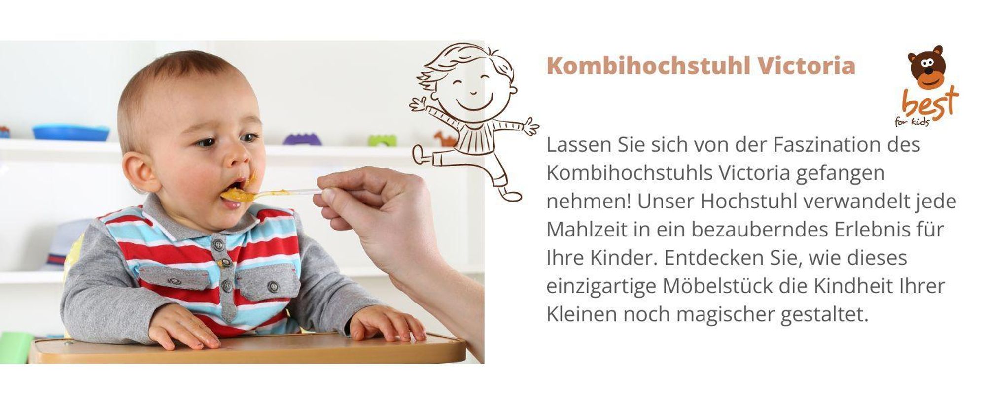 4myBaby GmbH Kombihochstuhl | Leicht Umbaubar kinder Stuhl Tisch | Hochstuhl Holz | Ideal als Esstisch Stuhl | Holzhochstuhl | Portabel und Schnell Zusammenbaubar Baby Hochstuhl Tisch