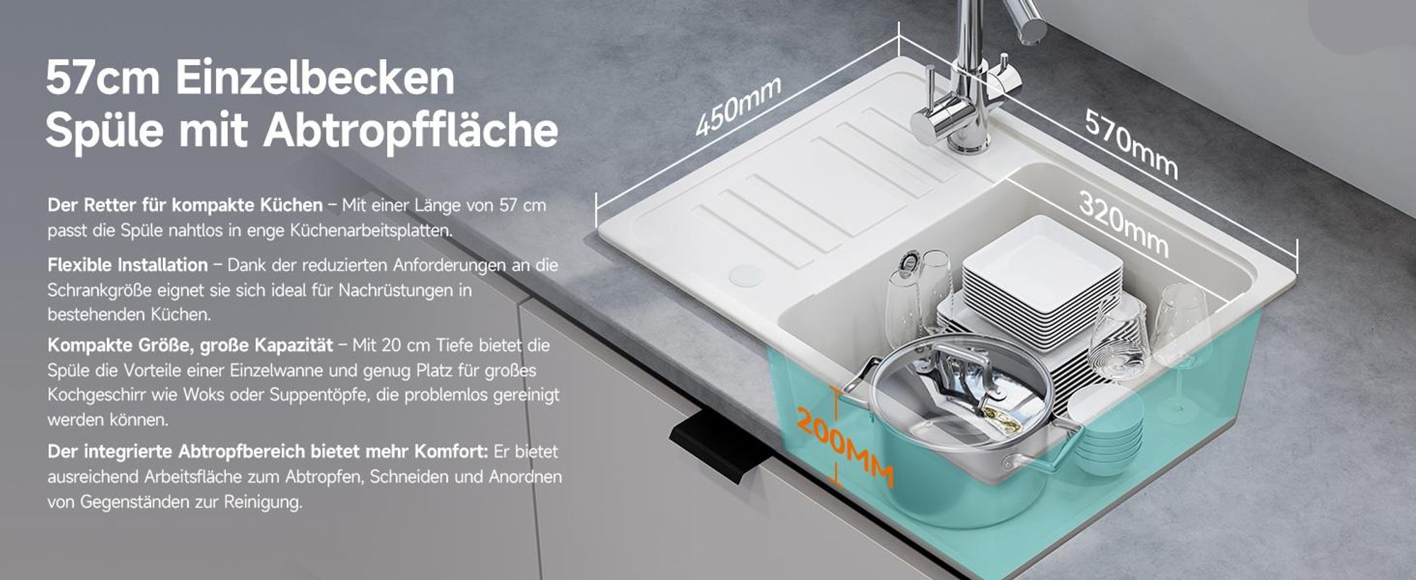 Flexible Installationsmöglichkeiten
