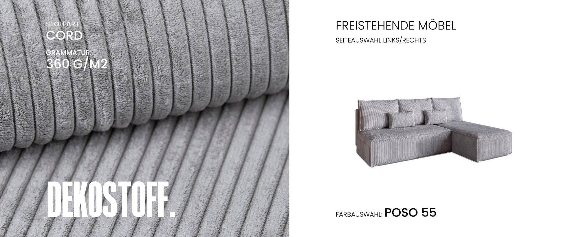 BroMARKT Ecksofa TOP SLIM Schlaffunktion Bettkasten L-Form 120x200 cm Vanille