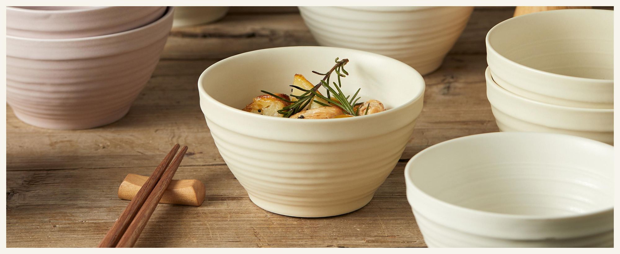 Schale set 6er Ø11,8cm Keramik Müslischale Frühstücksschale Suppenschalen Schalen für 6 Personen Matt-Glasur Bowl Mikrowellen- und Spülmaschinengest