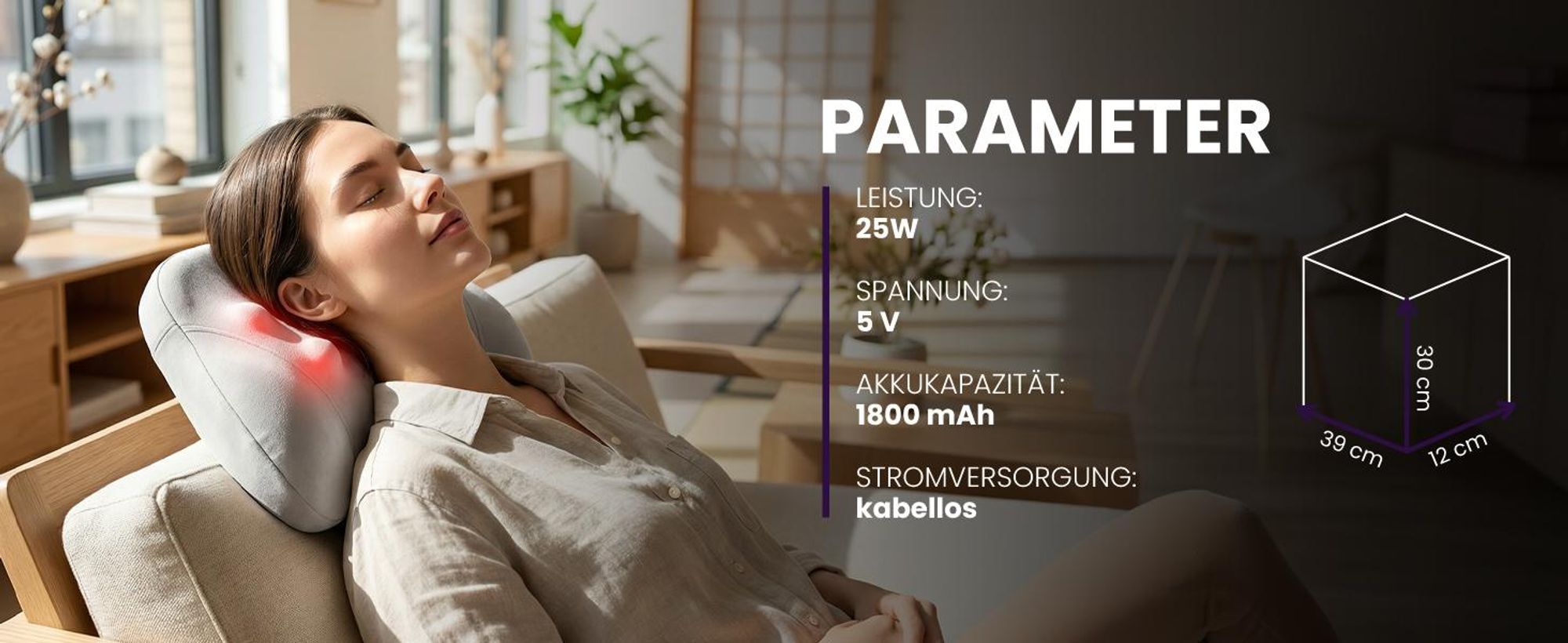 Nackenmassagegerät Massagegerät mit Wärme Rücken Schulter Shiatsu