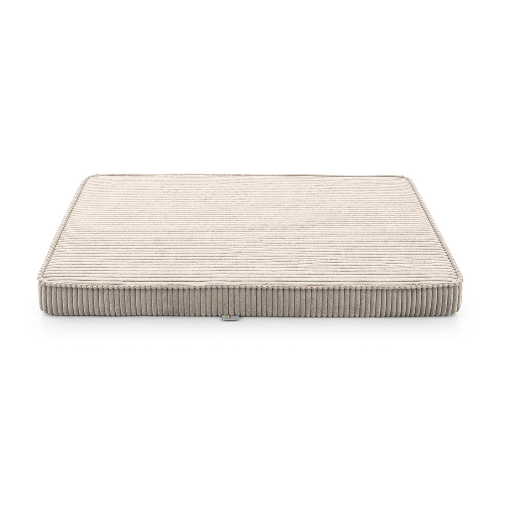 Hundebett Hundekissen Hundematte Cord Beige 90X60X8 Cm