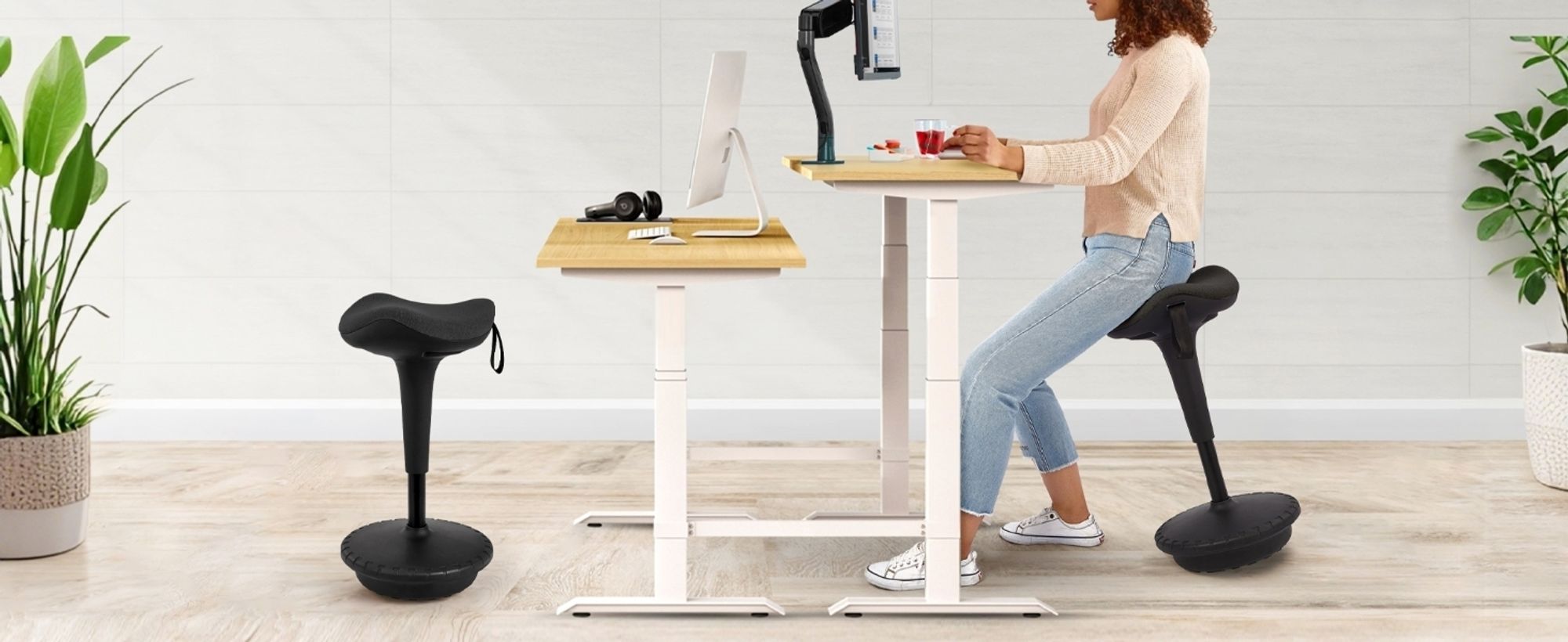 IWMH Drehhocker für Büro und Home