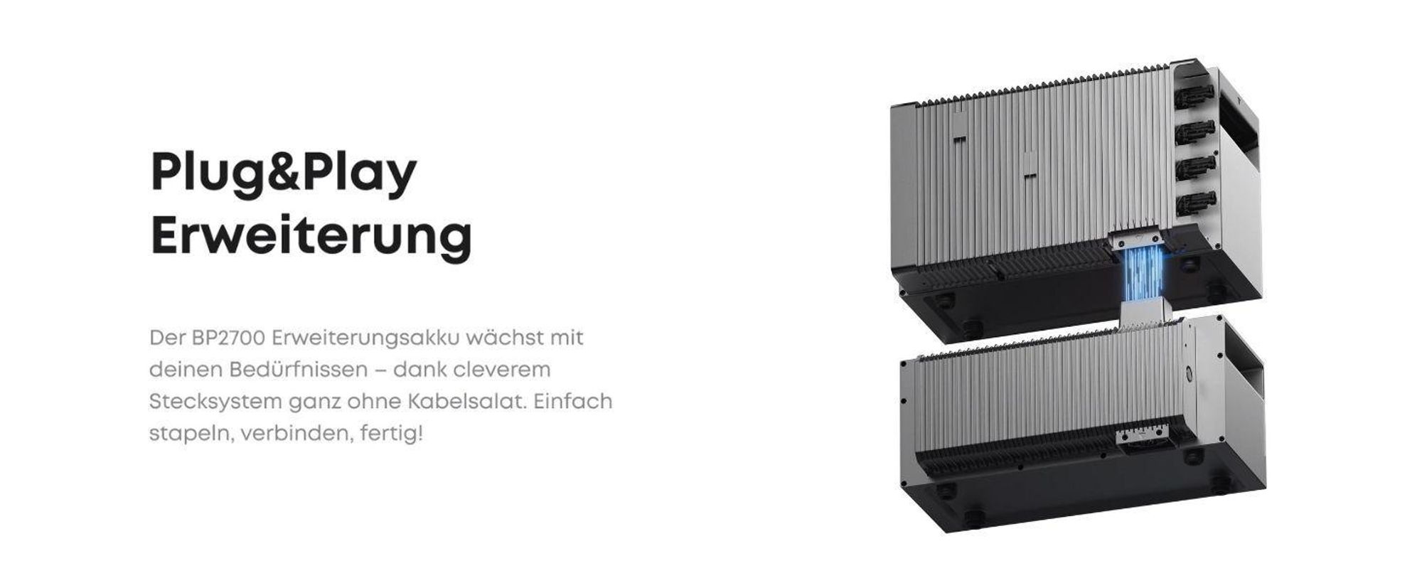 Anker SOLIX Solarbank BP2700 Erweiterungsakku , Solarspeicher für Balkonkraftwerk