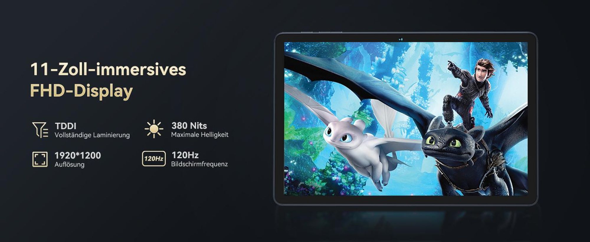 BESTTAB W90 11 Zoll Tablet Android 15, 256GB Speicherplatz, 1920x1200 Pixel, Android 15,  24(8+16) GB RAM, 5G WiFi, Bluetooth, 8000 mAh Akku,