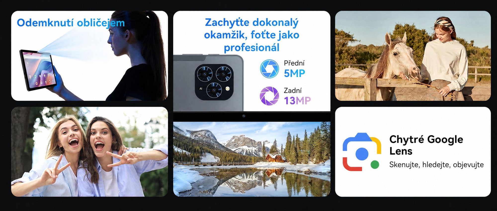 T90 Android 16 tablet s klávesnicí a stylusem - 11"tablet, 24+128GB/2TB TF,1920x1200FHD+, osmijádrový procesor, 8000 mAh, Face ID, 13MP+5MP,GPS