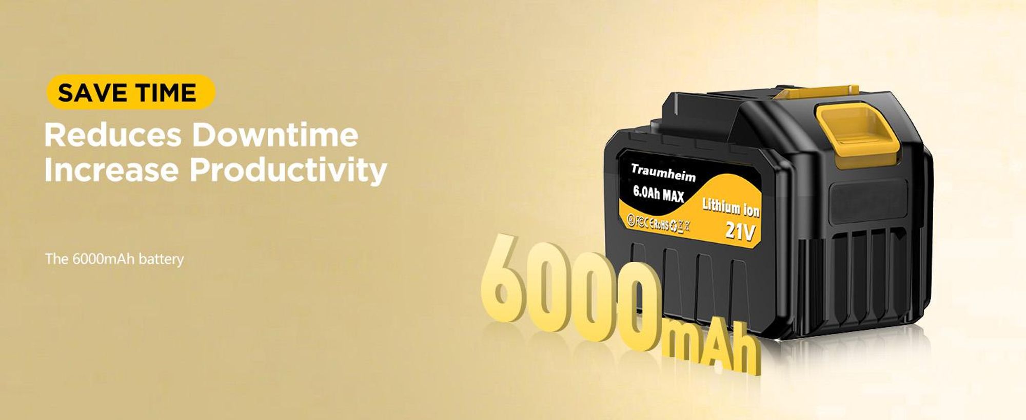 Akku Laubbläser mit 2× 6000mAh Akkus & Ladegerät, 5+1 Turbo-Stufen, Bürstenloser Motor Elektrisches Laubbläser für Garten, Auto & Terrasse