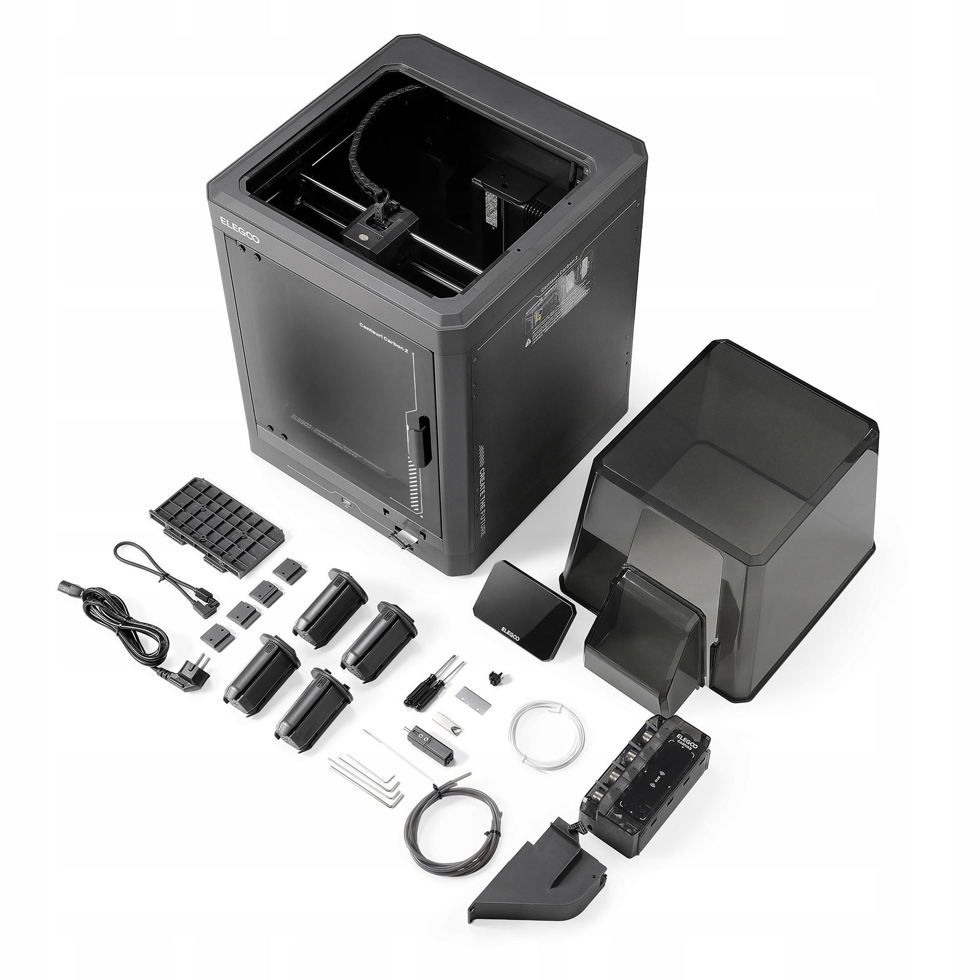 Elegoo Centauri Carbon 2 Combo, Fused Deposition Modeling (FDM), WLAN, USB Anschluss, Sichtfenster