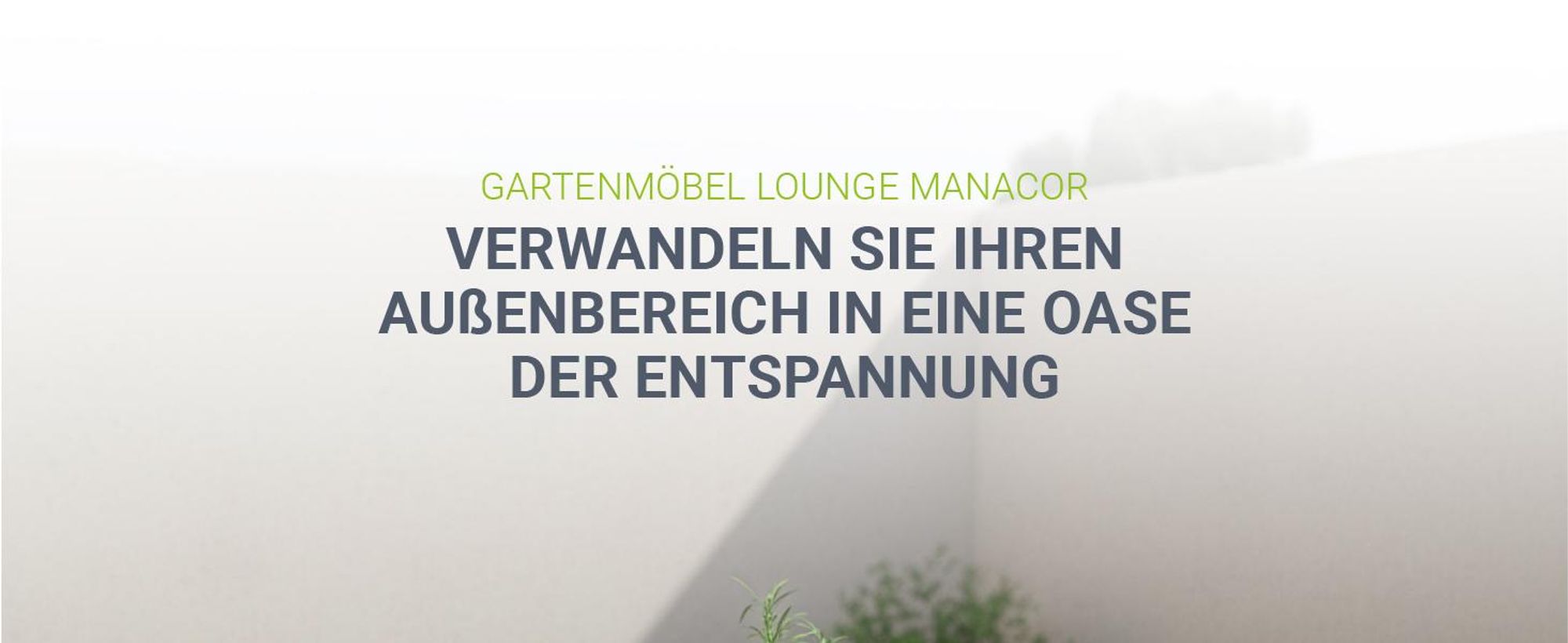Juskys Polyrattan Lounge Manacor Grau-Meliert und Schwarz
