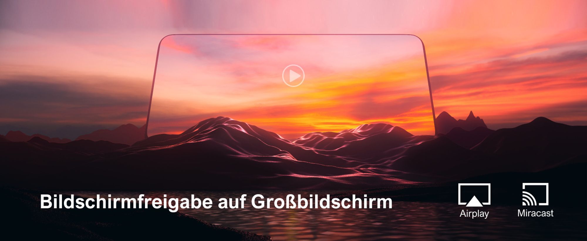 ULTIMEA Beamer 4K Heimkino Unterstützt 900 ANSI-Lumen mit Hindernisvermeidung und 6D Trapezkorrektur, Native 1080P Projektor, Apollo P60