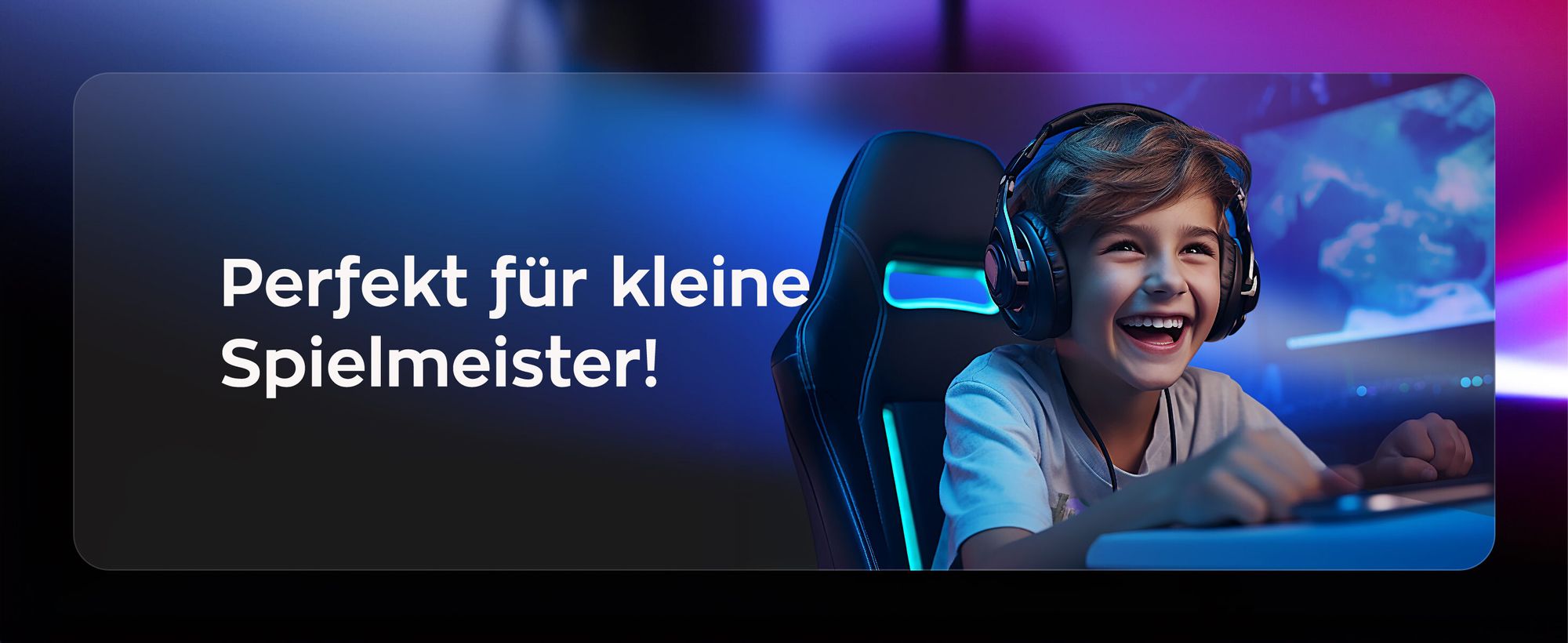 Huzaro Schreibtischstuhl Kinder Ranger 1.0 Gaming Stuhl Racing Sessel Bürostuhl Drehstuhl Gamer bis 130 kg mesh Grau