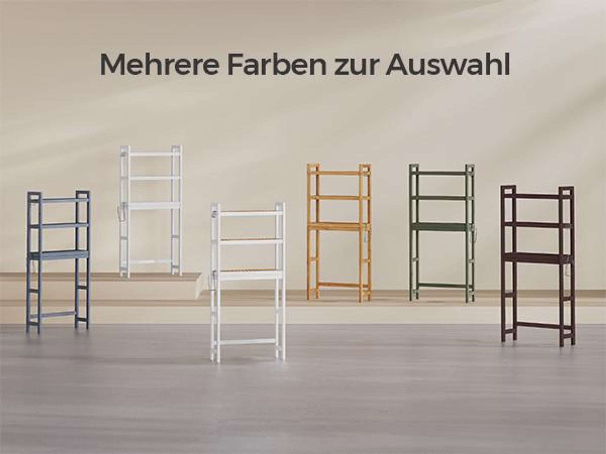 SONGMICS Badezimmerregal für über die Toilette, aus Bambus, 3 Ebenen, Organizer für das Badezimmer, mit verstellbaren Einlegeböden, einfache Montage