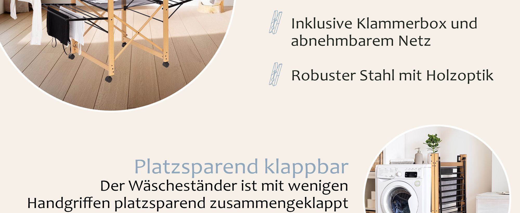 Dabei ist er dank der feststellbaren Rollen auch im beladenen Zustand leicht zu bewegen