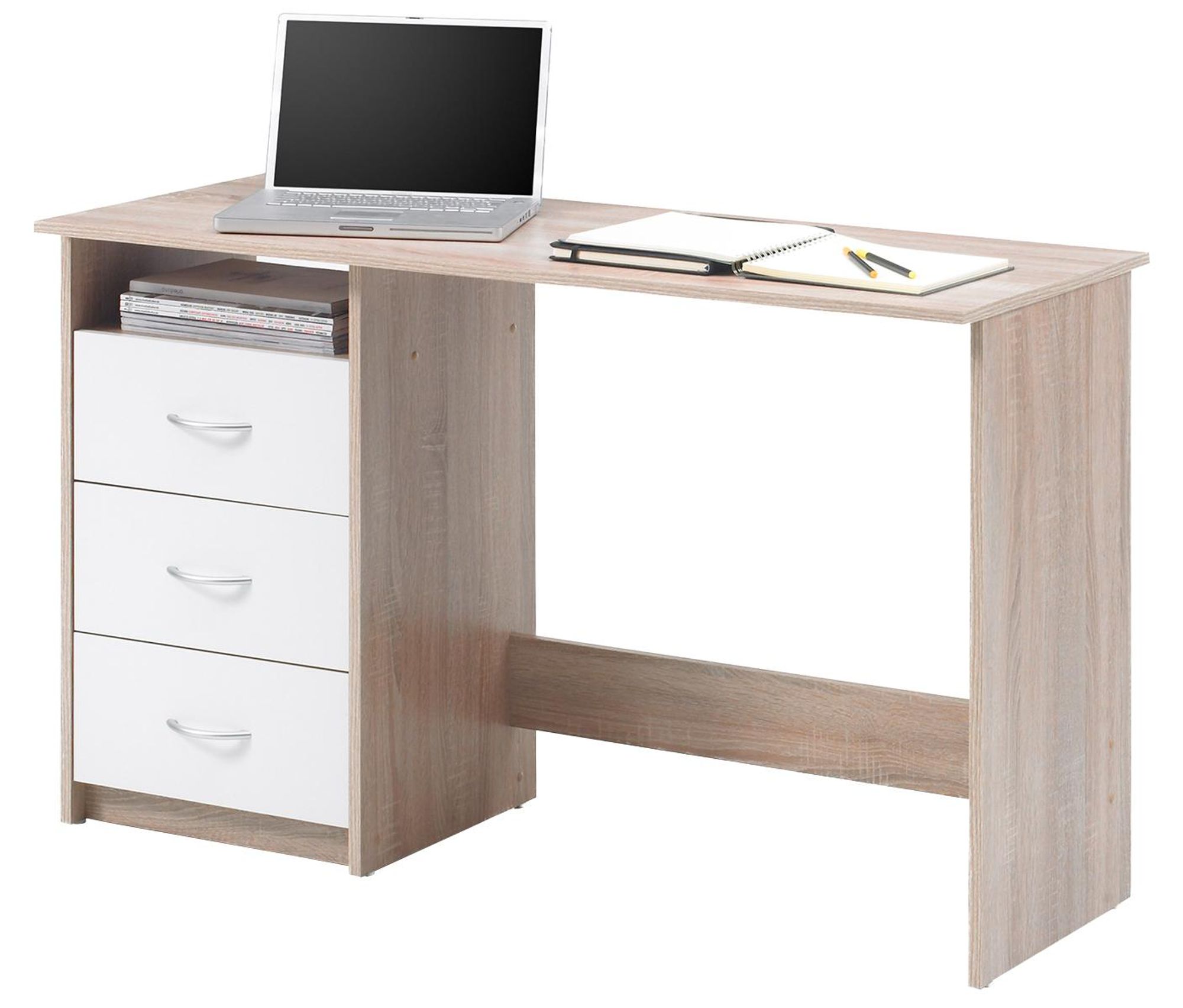 Mack I – Moderner Schreibtisch mit Stauraum und kompaktem Design