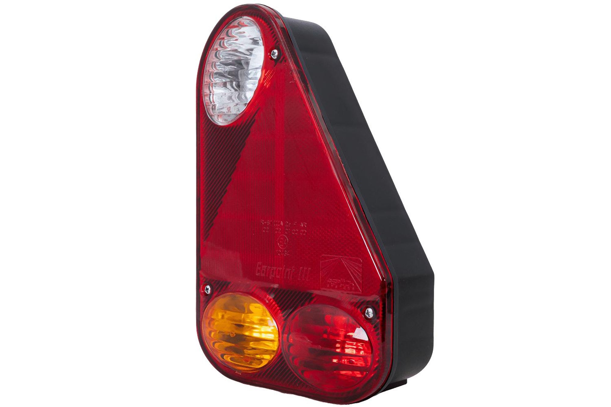 Aspöck Earpoint III Rückleuchte rechts 12 V Glühlampe 5-poliger Bajonettanschluss für Anhänger Lkw und Landmaschinen Rücklicht