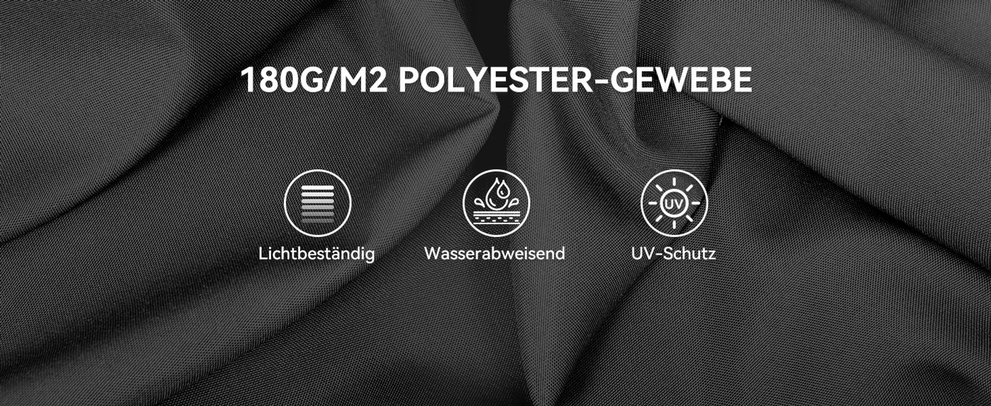 Puluomis Sonnenschirm verstellbare Ampelschirm mit Kurbel ohne Ständer, Ø300cm UPF 30+ Aluminiumrahmen Balkonschirm Strandschirm  Gartenschirm grau