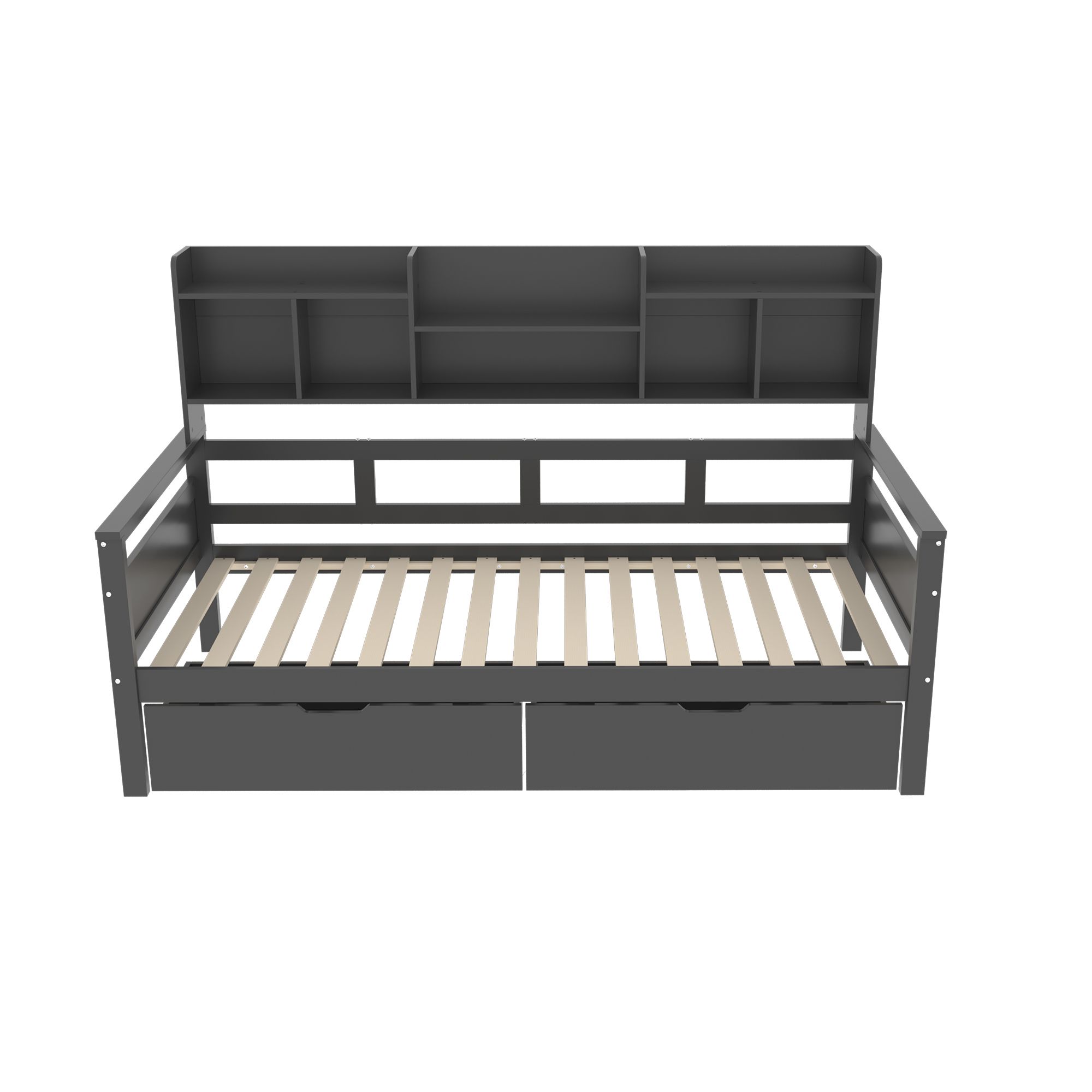 Sofabett mit Regal