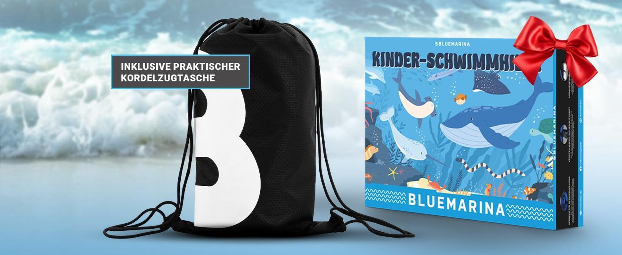 Bluemarina Kinder Schwimmhilfe | UV-Schutz - Schrittgurt - Neopren Weste - Auftrieb EPE-Schaum - Doppelnaht - Für Jungen und Mädchen (Laguna M)