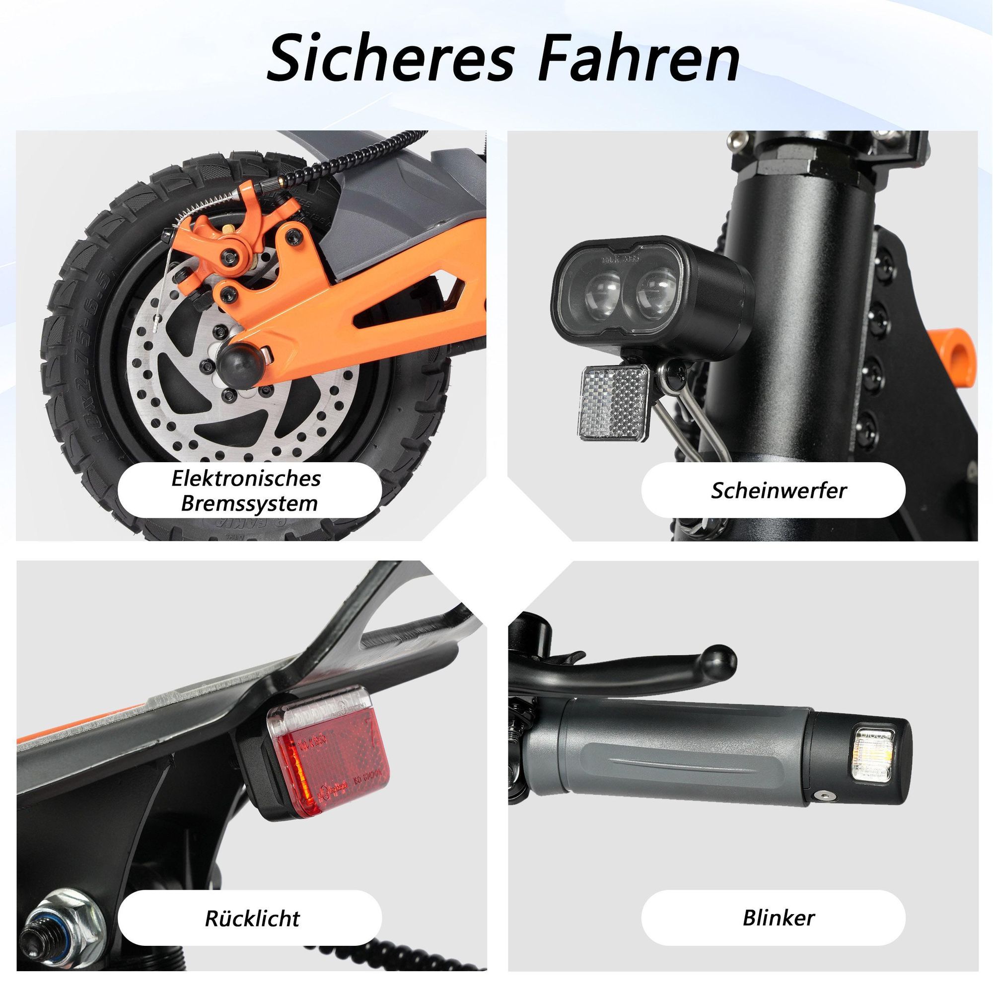 MAXTURN X1 Ultra - 48V20.8Ah 10'' E-Scooter Elektroroller Aluminiumrahmen - Schwarz