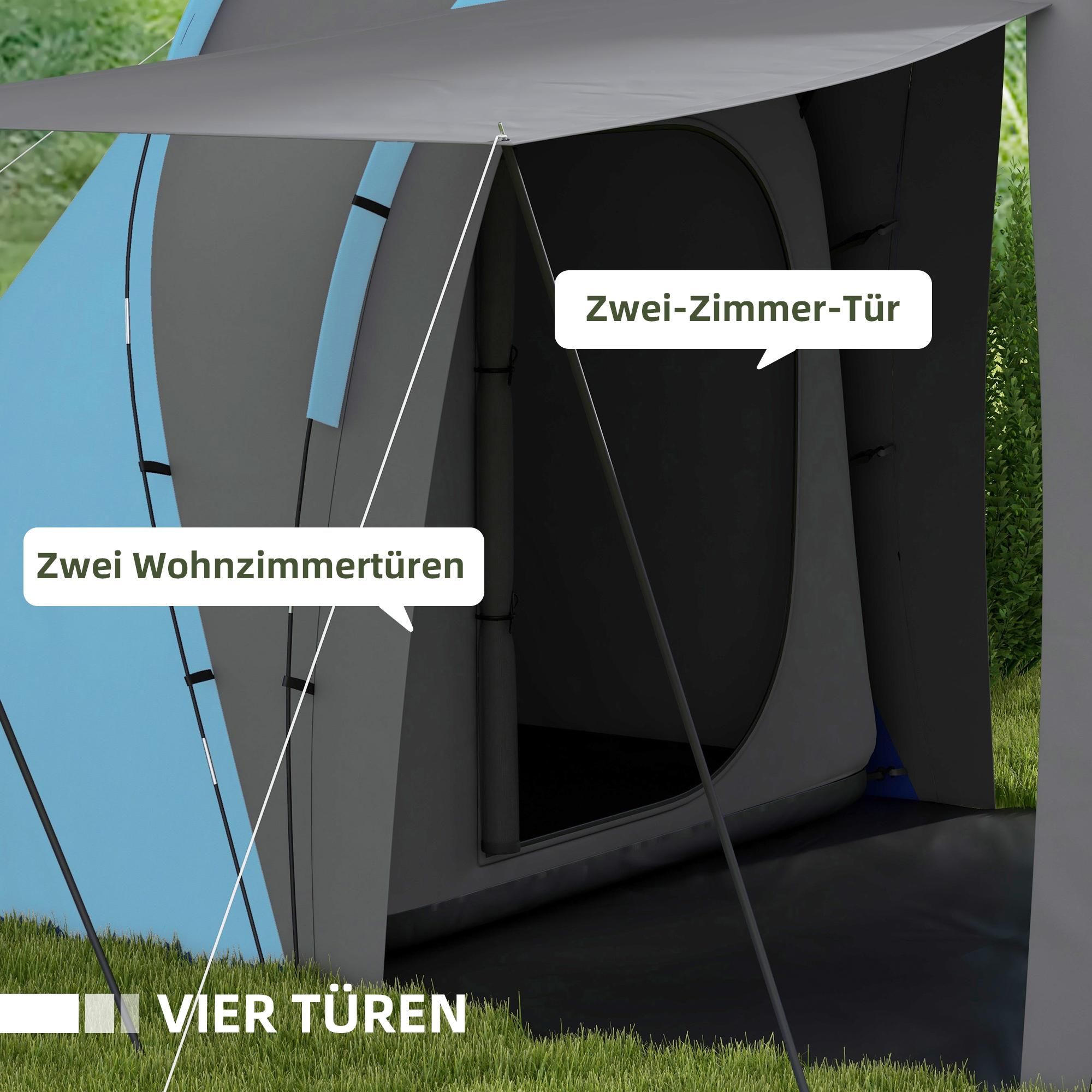 Tunnelzelt 6 Camping