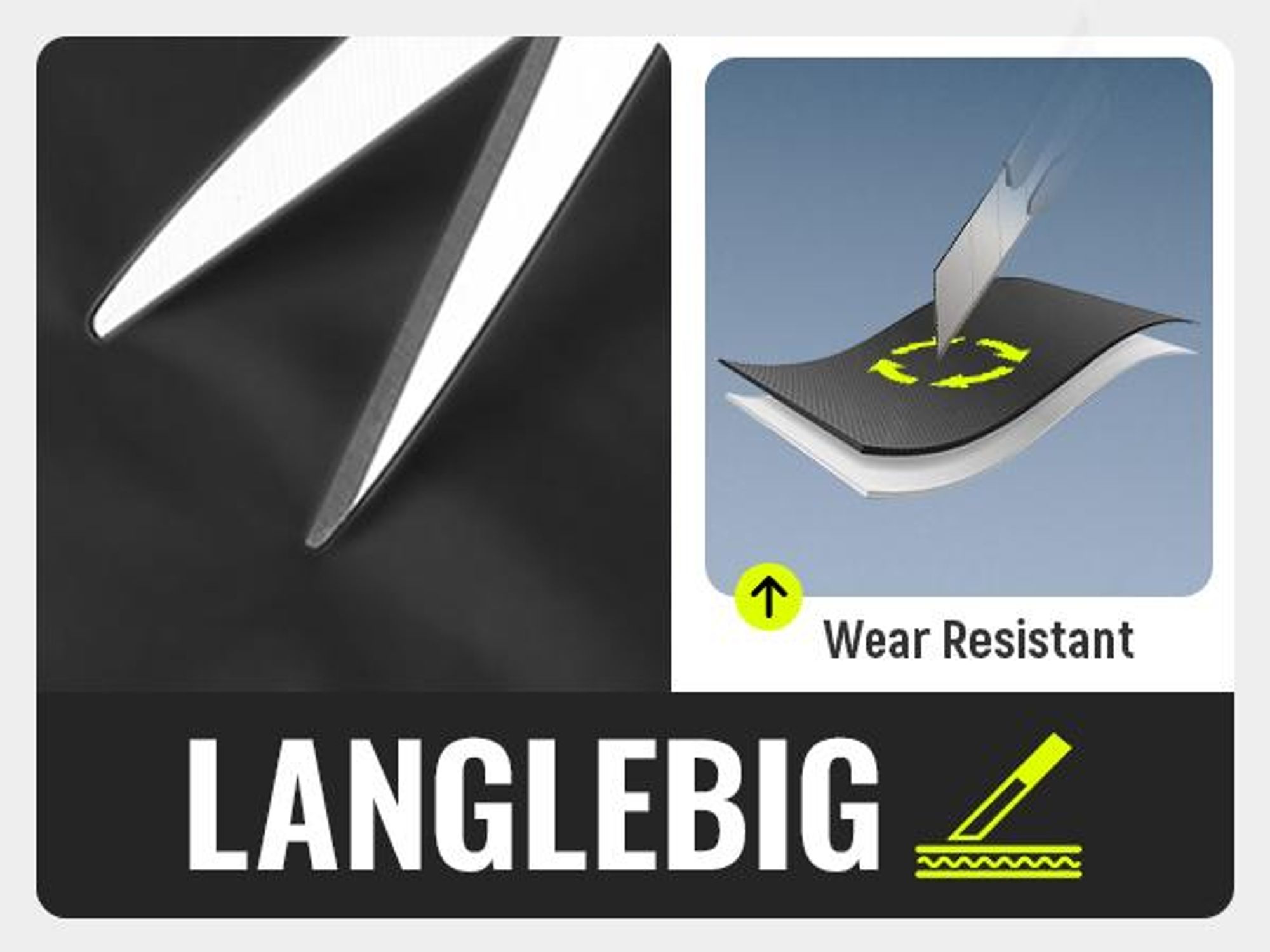 BUBW Herren Outdoor Regenhose Schwarz L, wasserdicht winddicht, leichte packbare Hose mit reflektierenden Streifen zum Wandern Radfahren Angeln