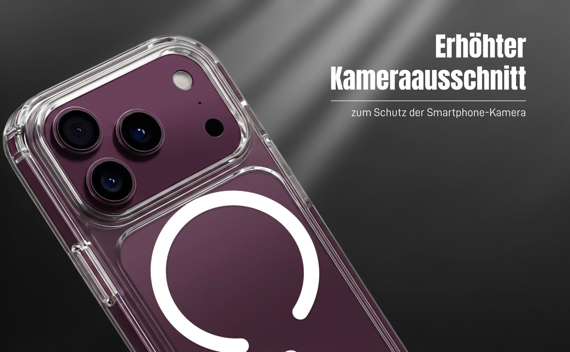 Hülle für Apple iPhone 18 Pro Max mit erhöhtem Kameraausschnitt