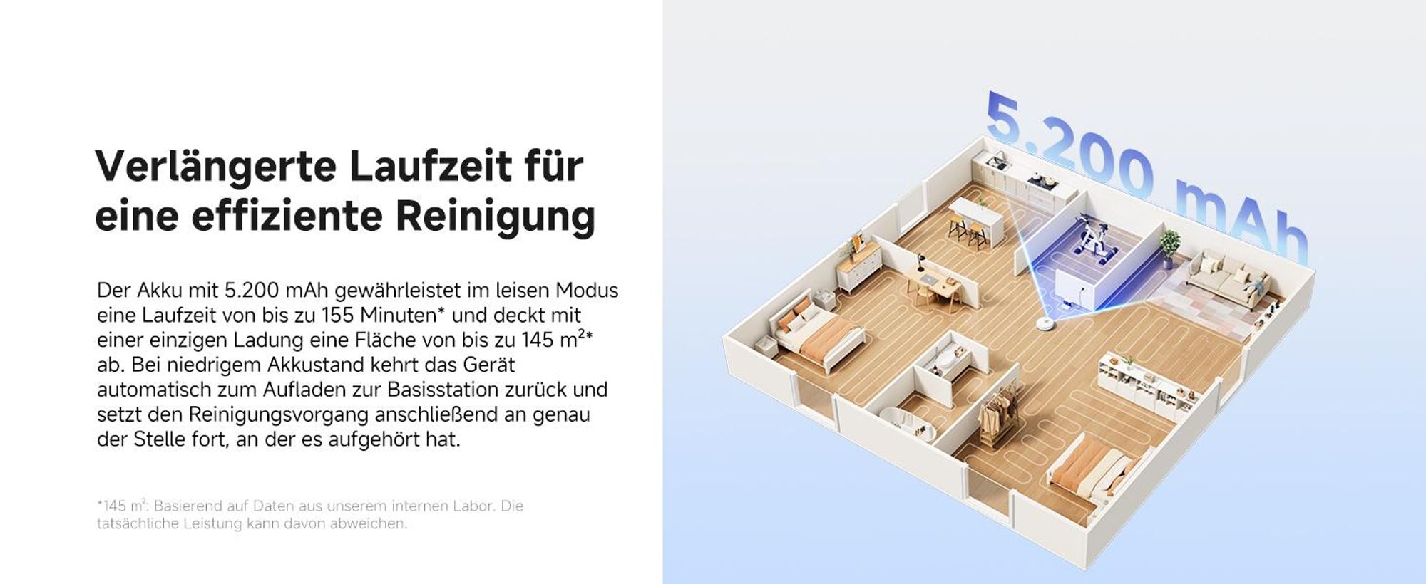 Dreame L10s Pro Gen3 Roboter Saugroboter Mit Wischfunktion,13000Pa Saugleistung,Intelligentes DuoScrub-Mop,7mm Auto-Lift,Teppichreinigung,5200mAh,Weiß