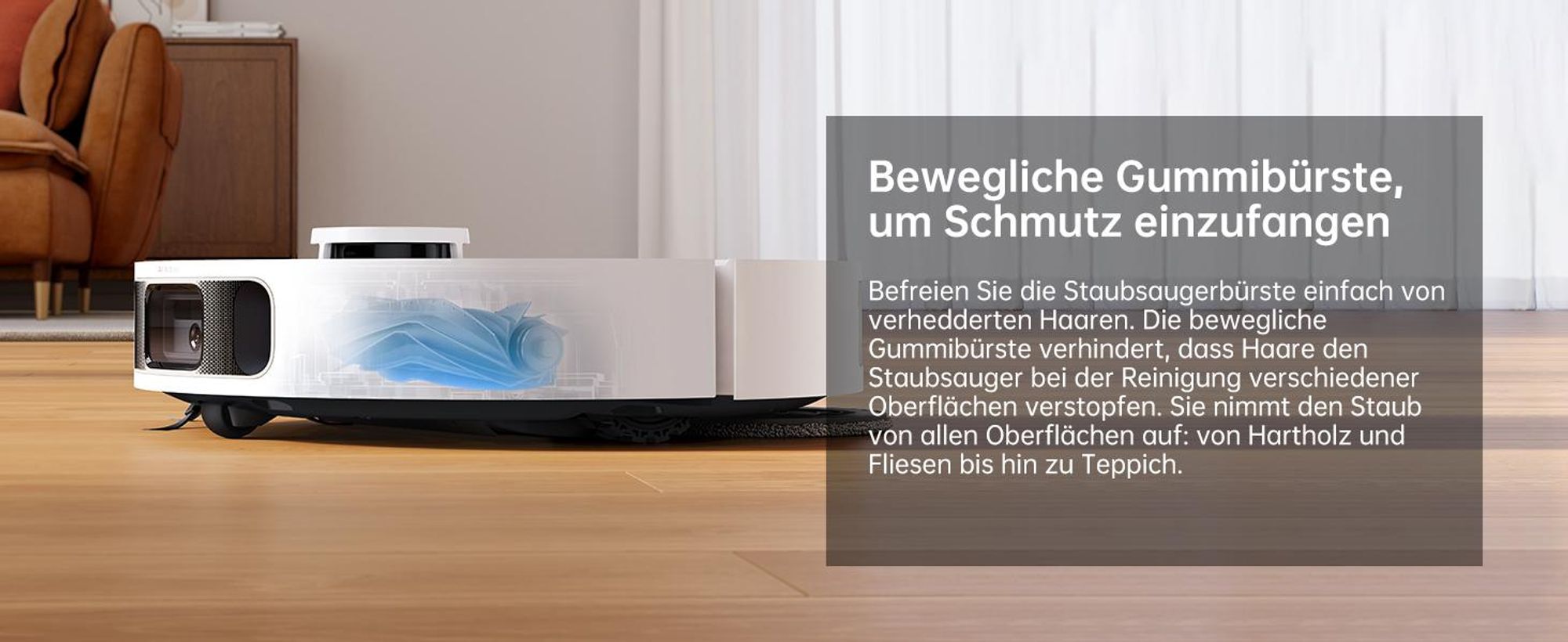 Dreame L10s Pro Ultra Heat Roboter Saugroboter mit Wischfunktion,Automatische Moppreinigung,heißem Wasser,7000Pa,Doppelte Mopp- und Bodenreinigung