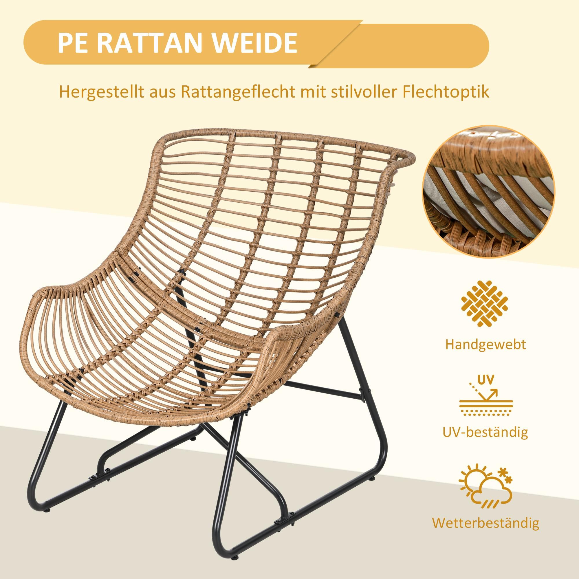 Gartensessel Stahl Balkon