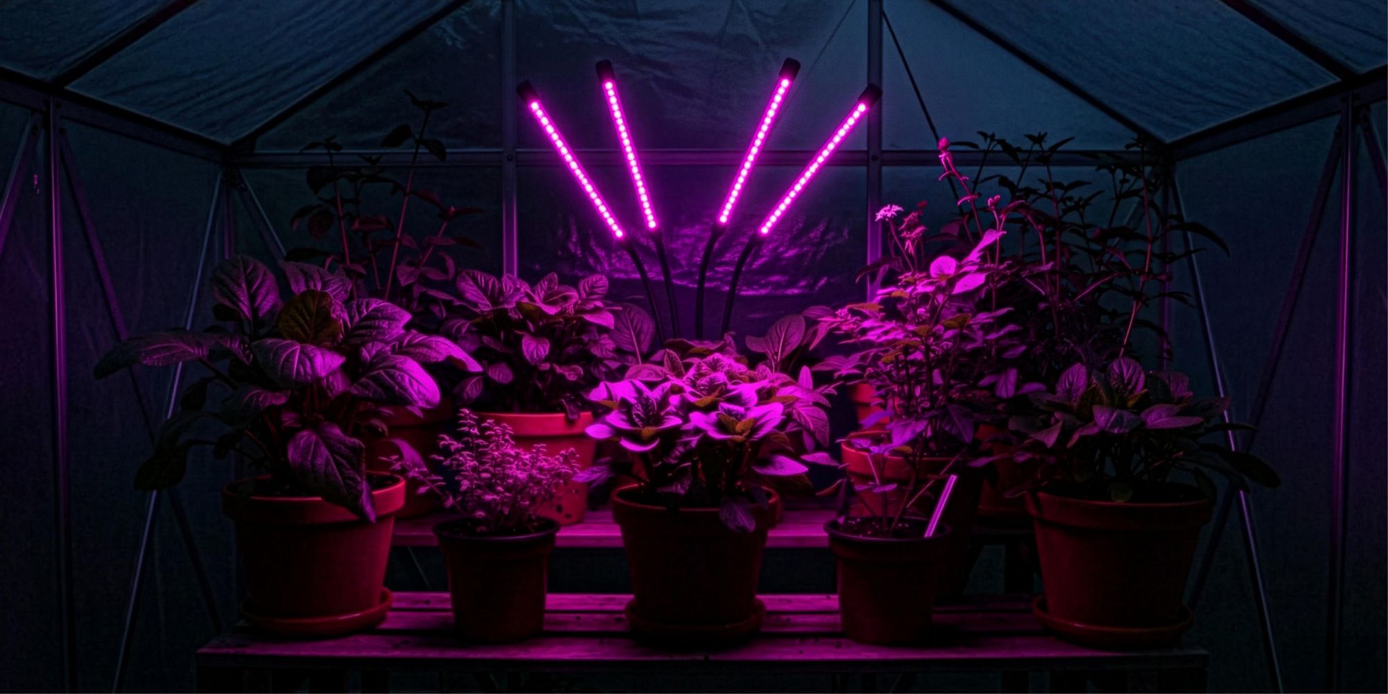 LED Pflanzenlampe 90W Vollspektrum mit 4 Köpfen, Wachstumslampe mit Timer & Clip, 80 LEDs dimmbar für Zimmerpflanzen & Anzucht, EVI GARDEN 4Glow
