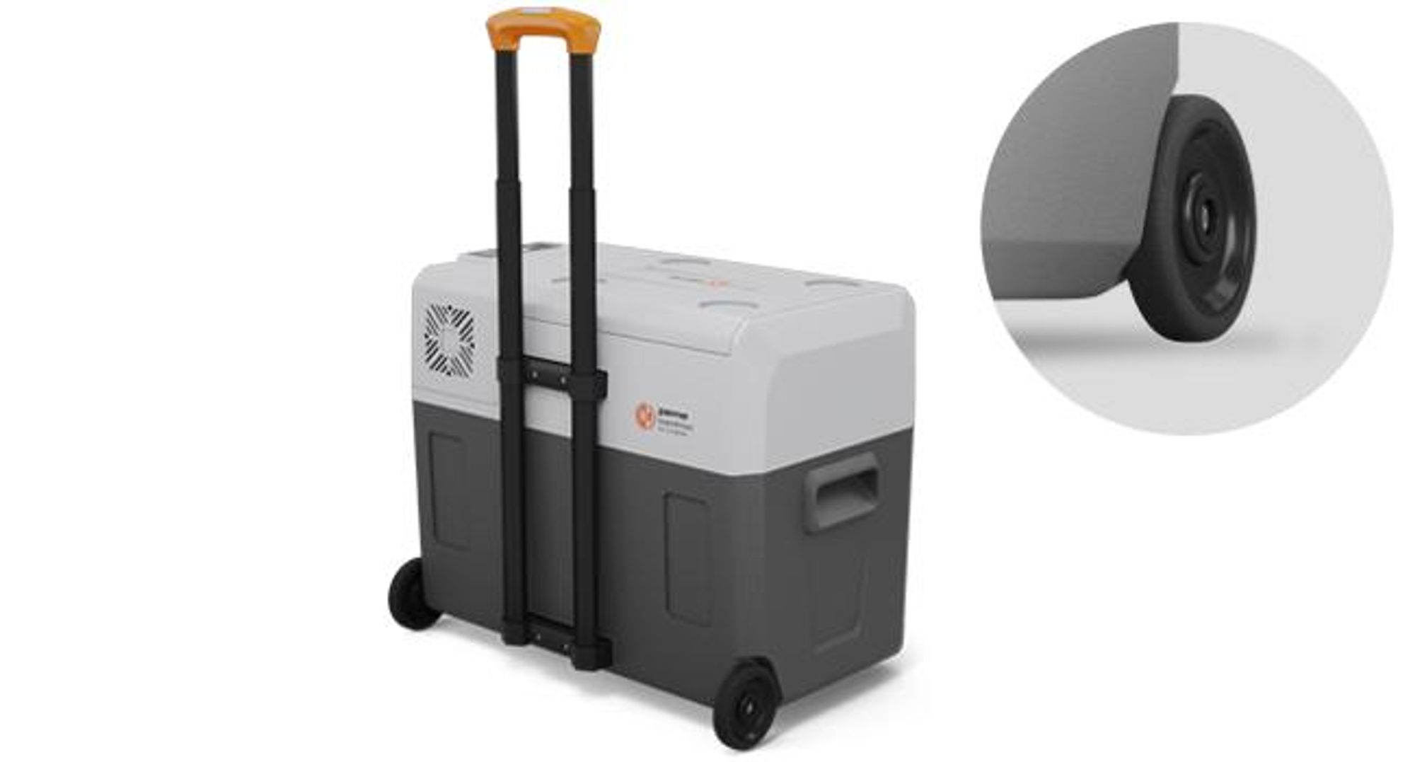 Lodówka turystyczna PEME Expedition z kompresorem, 39 l, zasilanie 12 V, 24 V, 230 V, zamrażarka, lodówka kempingowa, kółka, do ciężarówek, kamperów i samochodów osobowych, sterowanie przez aplikację, -20°C, USB