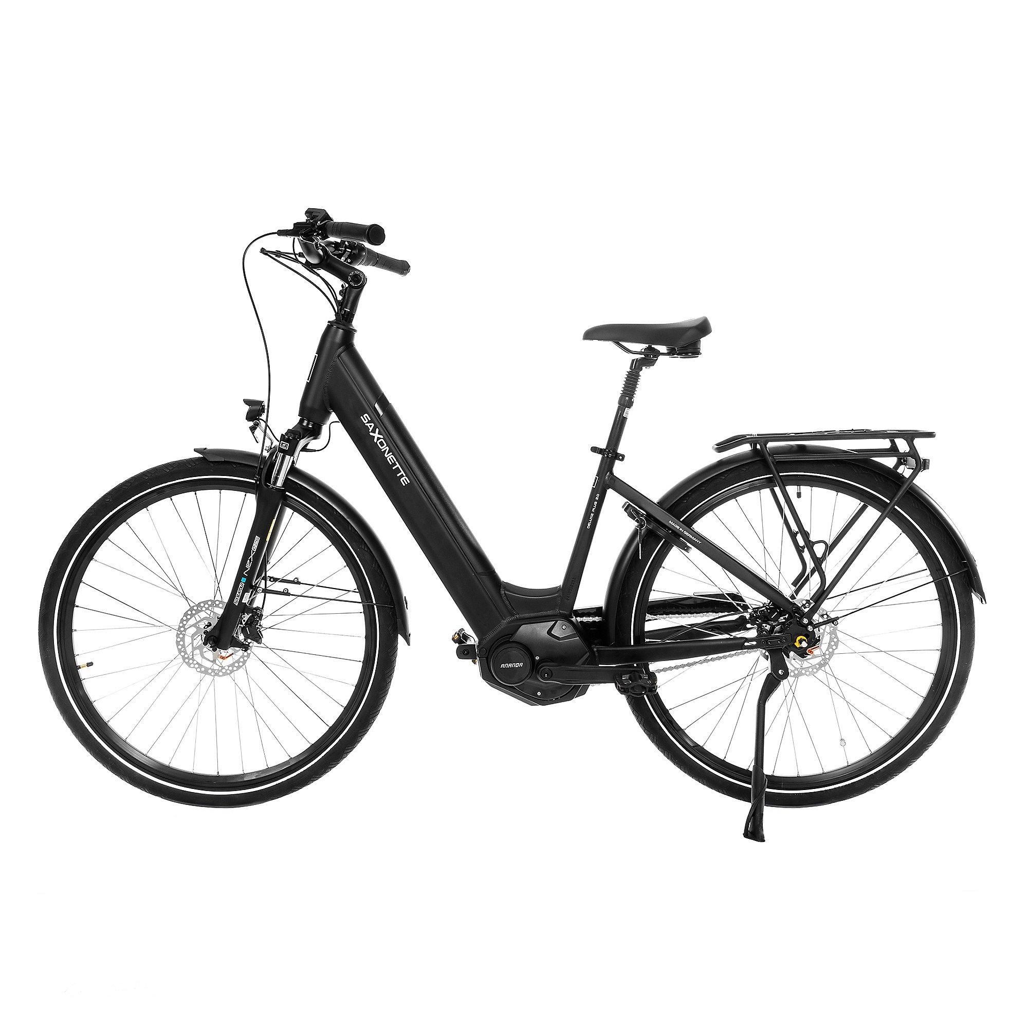 SAXONETTE Deluxe Plus 2.0 Wave 28" E-Bike, Elektrofahrrad, Nexus 7-Gang, 36V 11,6Ah Intube-Akku, RH 45 (koralle matt)