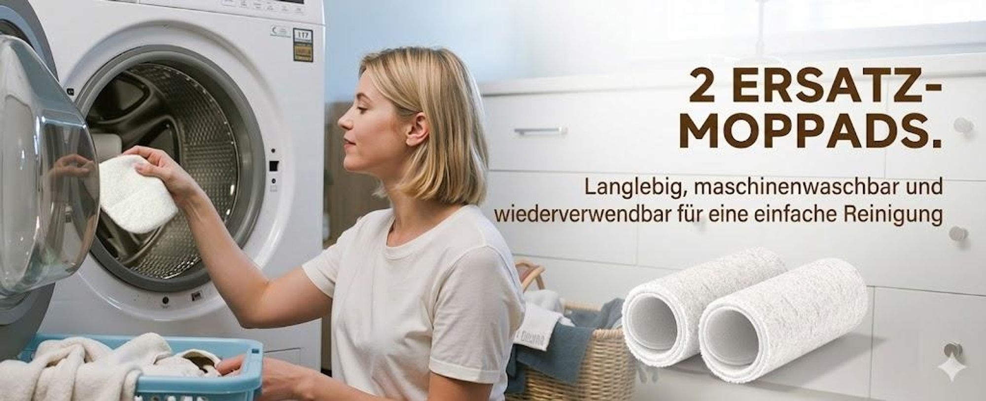 13-in-1 Dampfbesen & Dampfreiniger, 20s Aufheizung, 3 Stufen, 1500W Multifunktions Dampfmopp mit 500ml Tank & 7m Kabel für Böden Teppiche Fenster Glas