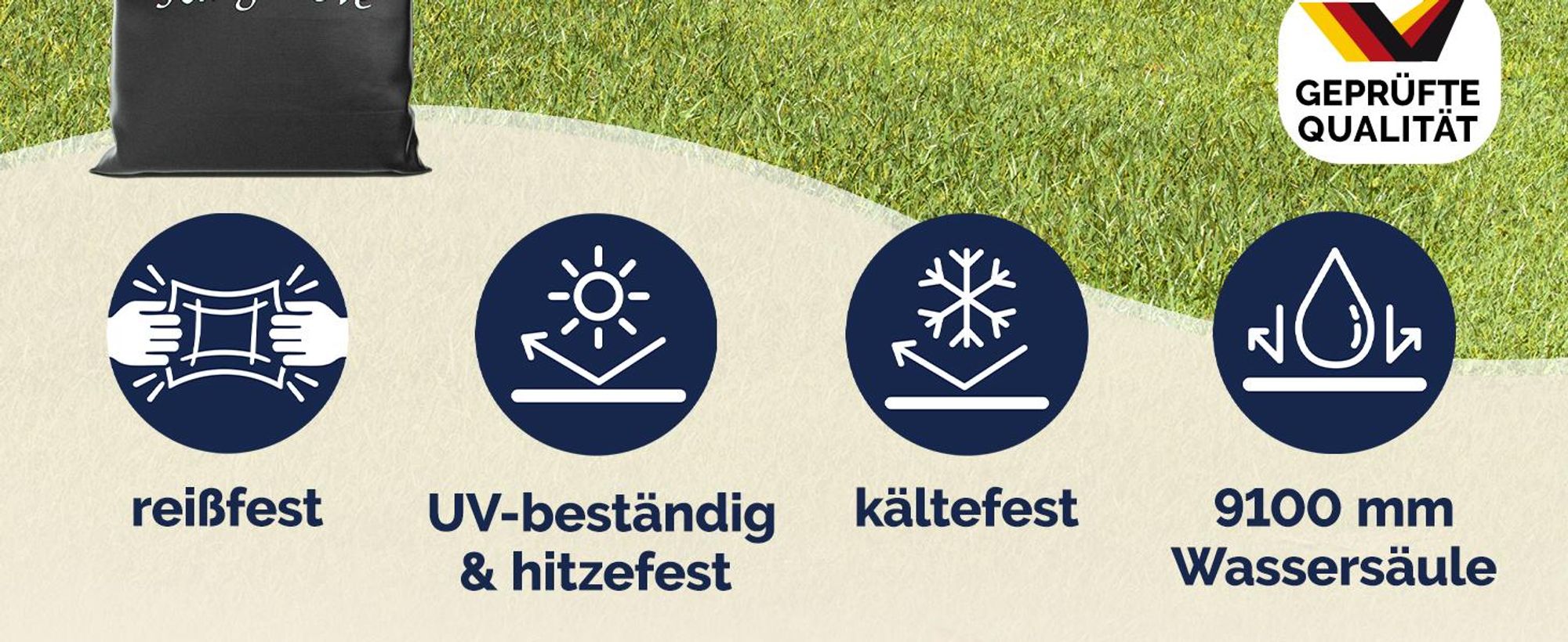 Kingsleeve® Abdeckung Gartenmöbel 180x120x74cm Wasserdicht Winterfest Abdeckplane Balkonmöbel Set Schutzhülle Abdeckhaube Gartentisch Gartenlounge
