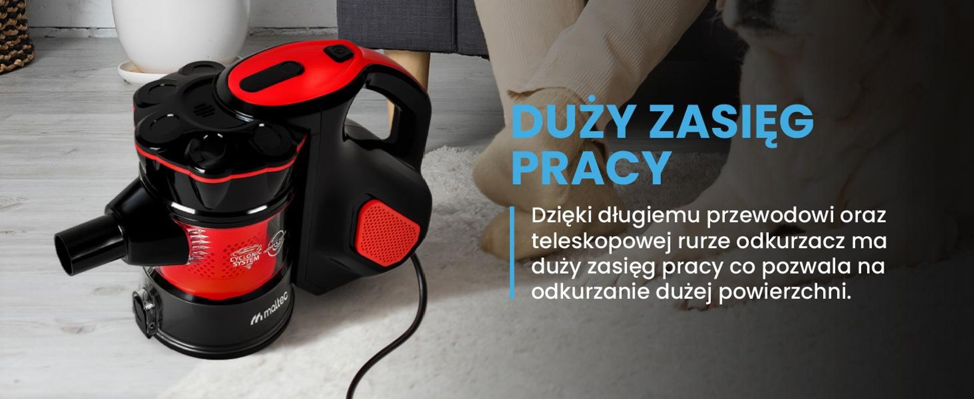Odkurzacz MalTec VERTICAL TURBO CYCLONE 5w1
